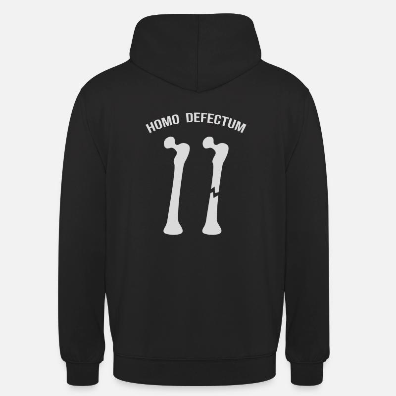 Homo Defectum - Sweat-shirt à capuche unisexe - noir