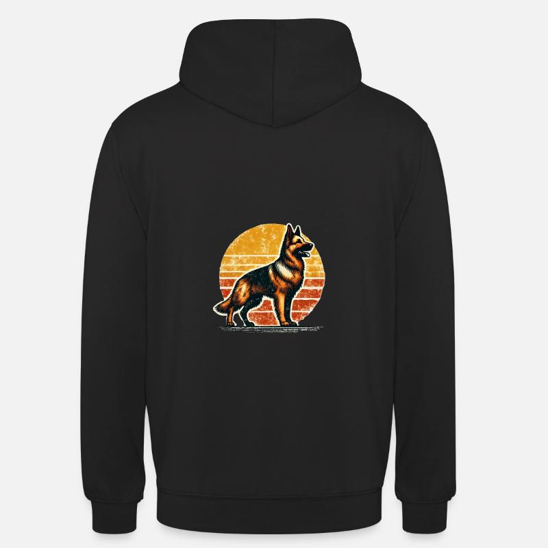 schäferhund - Unisex Hoodie - Schwarz