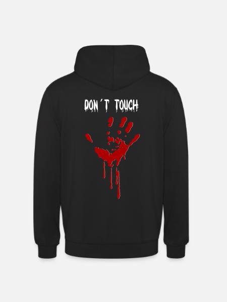 Don´t touch - Unisex Hoodie - Schwarz