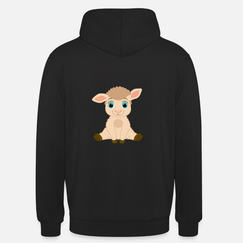 Lamm - Lämmchen - Unisex Hoodie - Schwarz