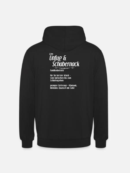 Unfug und Schabernack - Unisex Hoodie - Schwarz