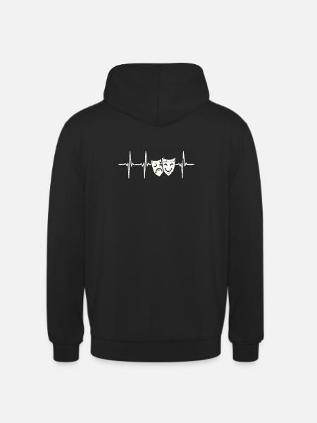 Heartbeat Theater - Unisex Hoodie - black