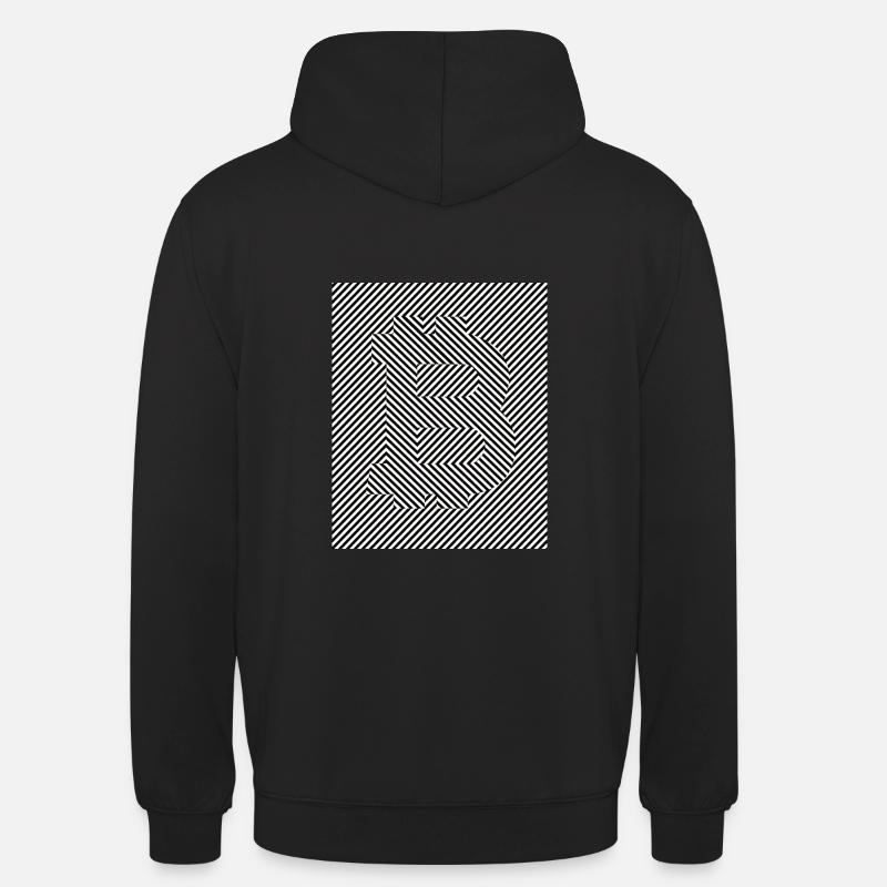 Bitcoin Strips - Unisex Hoodie - Schwarz