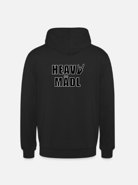 Heavy Mädl - Unisex Hoodie - Schwarz