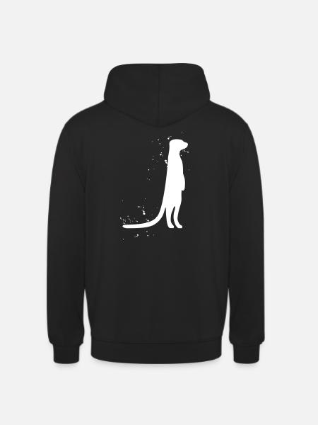 Erdmännchen - Unisex Hoodie - Schwarz