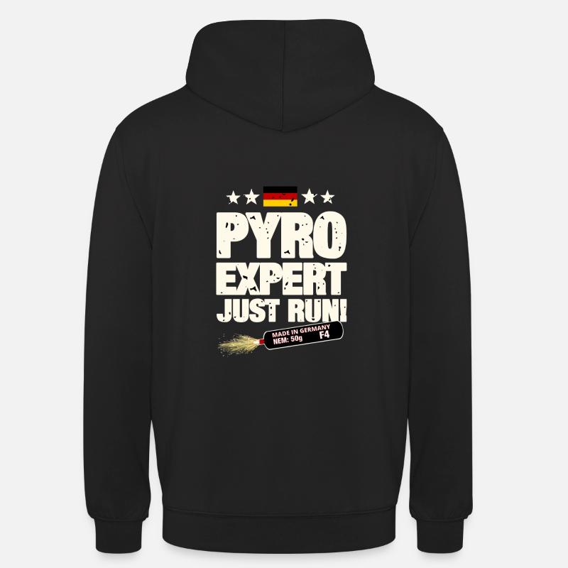 Pyro Pyrotechnik - Unisex Hoodie - Schwarz