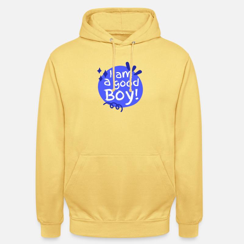 Sono un bravo ragazzo - Felpa con cappuccio unisex - giallo limone