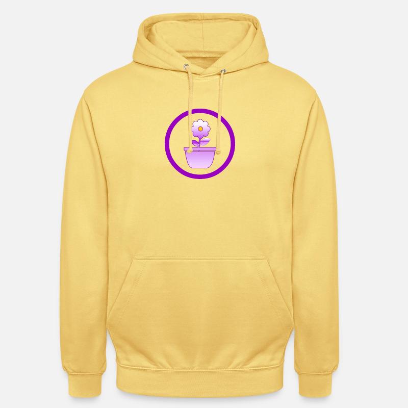 Blume - Unisex Hoodie - Zitronengelb