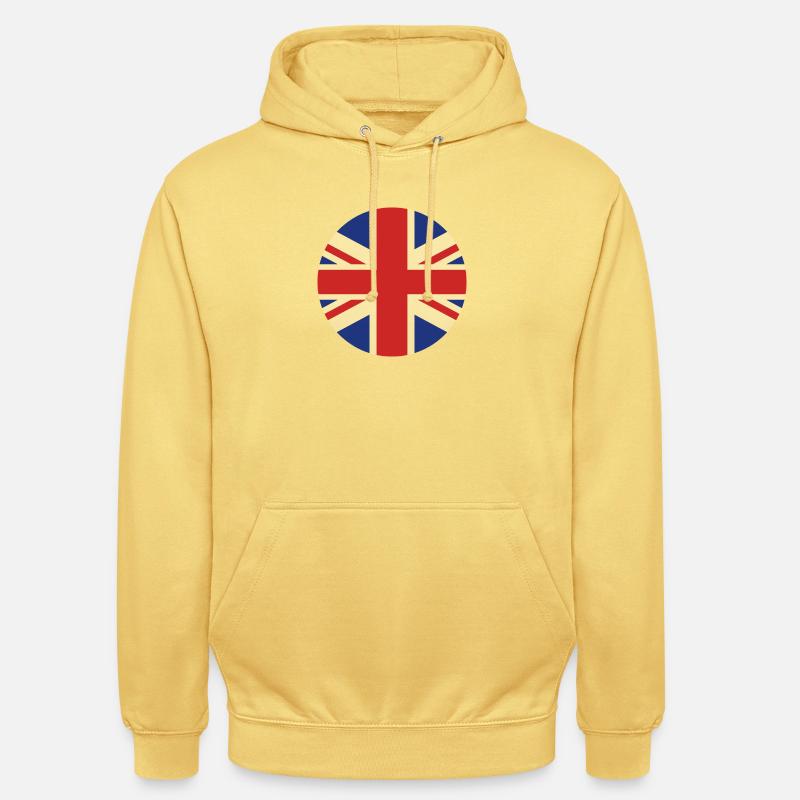 Circle Royaume-Uni - Sweat-shirt à capuche unisexe - jaune citron