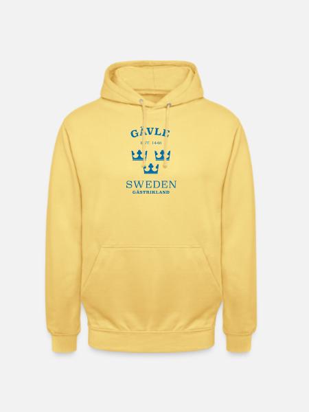 Gävle, Sweden, Sweden - Unisex Hoodie - lemon yellow