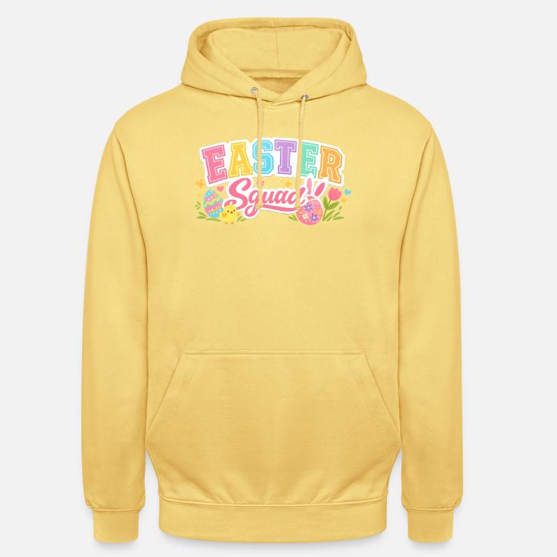 Easter Squad Egg Hunt - Unisex Hoodie - Zitronengelb
