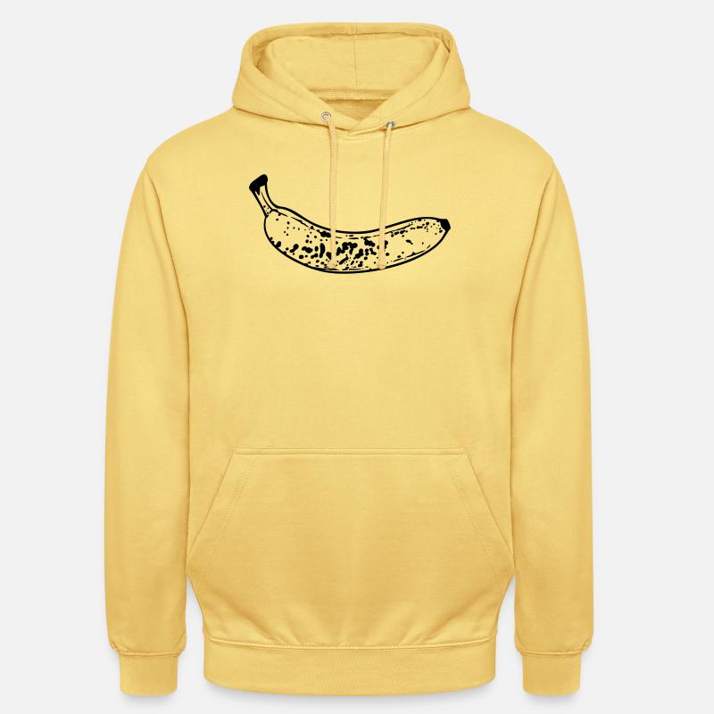 Banane - Sweat-shirt à capuche unisexe - jaune citron