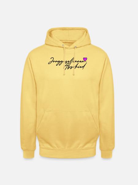 Junggesellinnen Abschied Herz - Unisex Hoodie - Zitronengelb