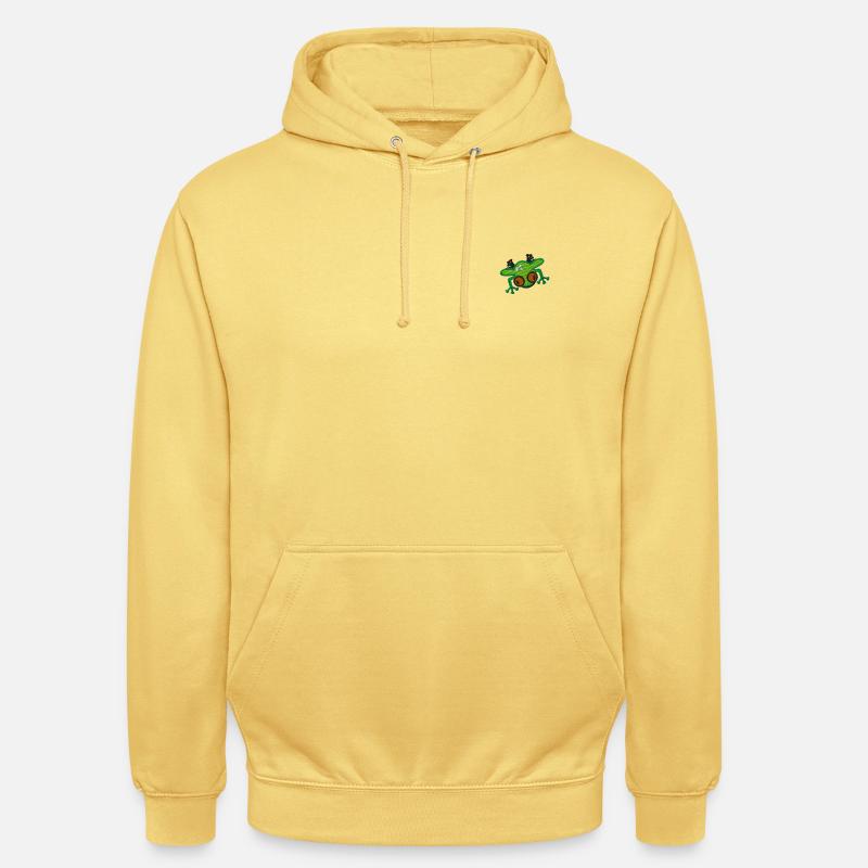 Groda - Luvtröja unisex - citrongul