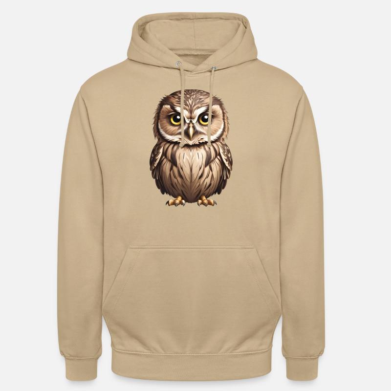 Junge braune Eule - Unisex Hoodie - Beige