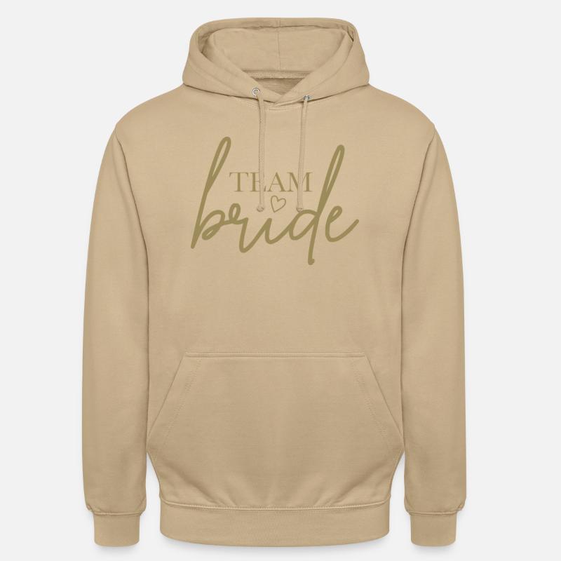 L’équipe Bride with Heart - Sweat-shirt à capuche unisexe - beige
