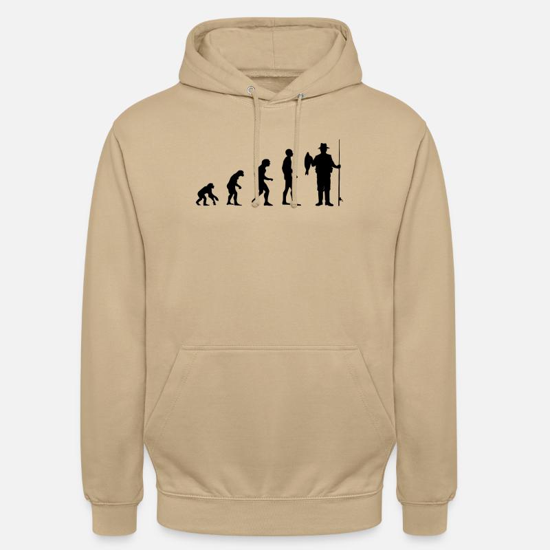 Pêcheur Evolution - Sweat-shirt à capuche unisexe - beige