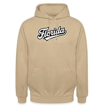 Florida - Souvenir USA State Design - Unisex Hoodie - Beige - Vorne - Alina (178cm) & Michal (187cm)