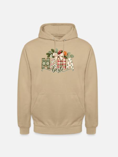 Beste Mama – Weihnachten Geschenk - Unisex Hoodie - Beige