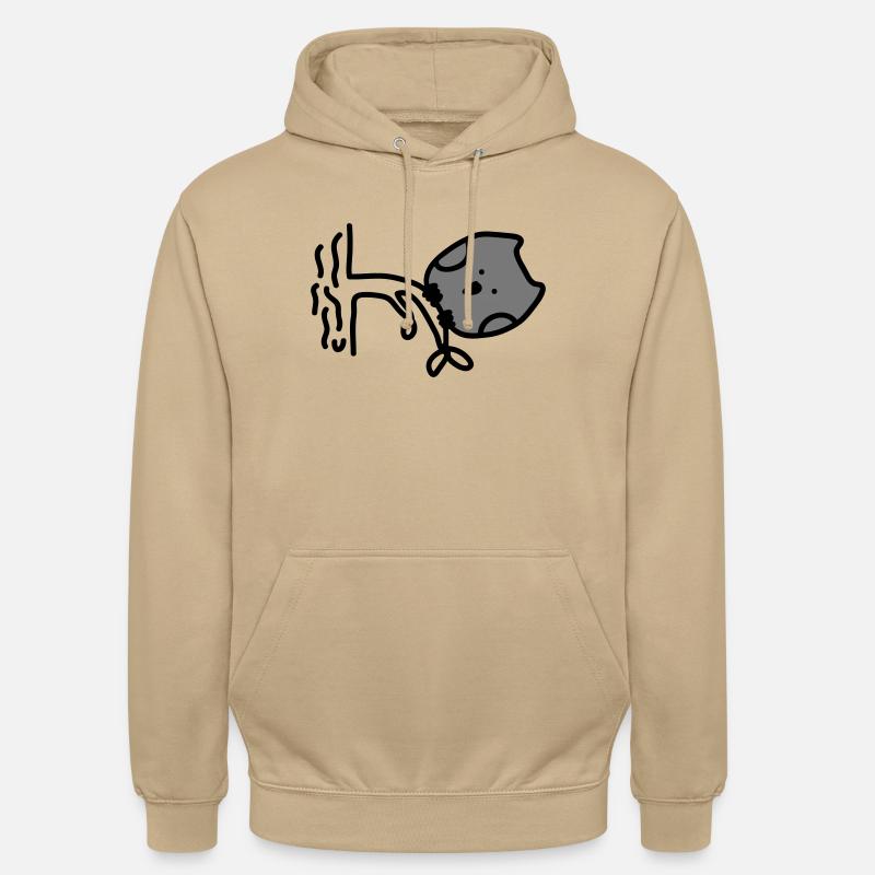 dicke Eule - Unisex Hoodie - Beige