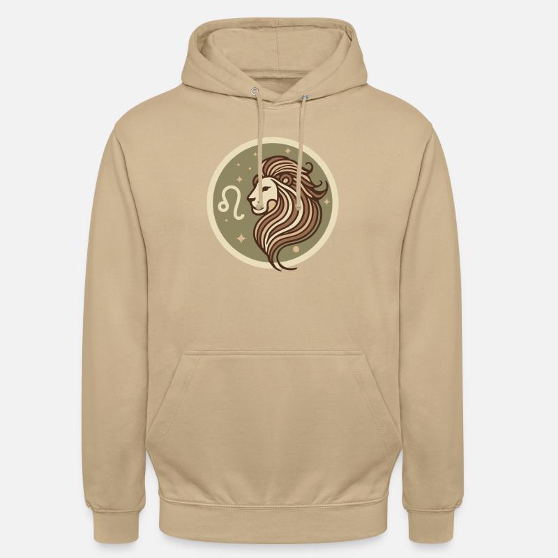 Design « Majesté dorée » - Sweat-shirt à capuche unisexe - beige