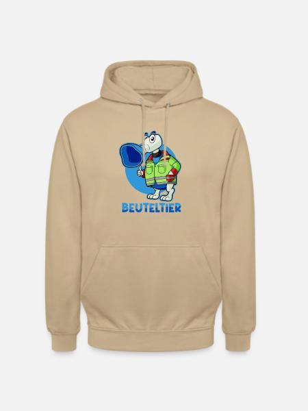 Beuteltier - Rettungsdienst & Anästhesie Begleiter - Unisex Hoodie - Beige