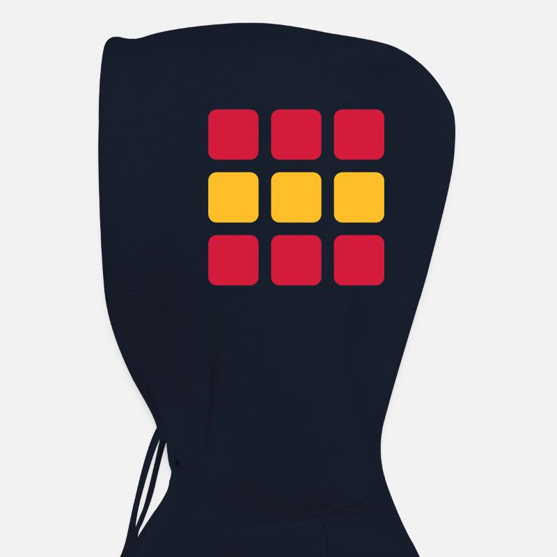 Drapeau - Carrés Tricolore - VECTOR Sweat-shirt à capuche unisexe