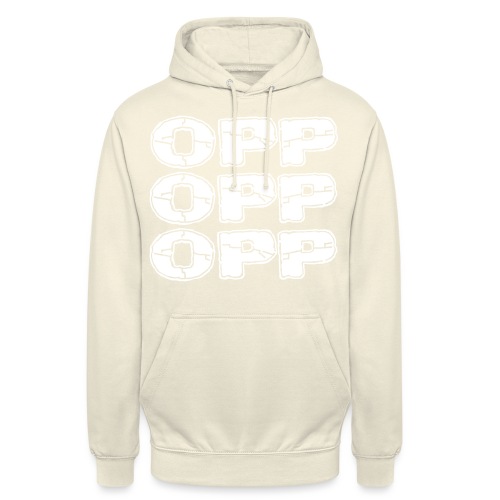 OPP Logo White - Huppari ”unisex”