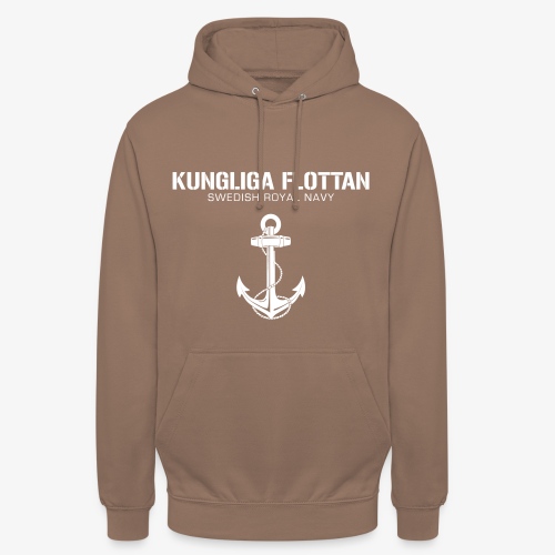 Kungliga Flottan - Swedish Royal Navy - ankare - Luvtröja unisex