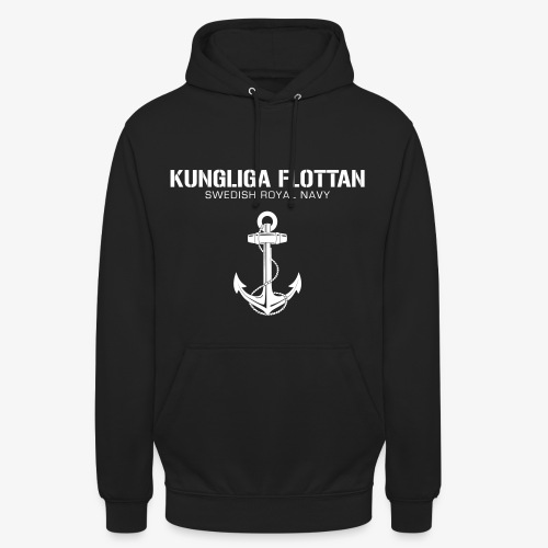 Kungliga Flottan - Swedish Royal Navy - ankare - Luvtröja unisex