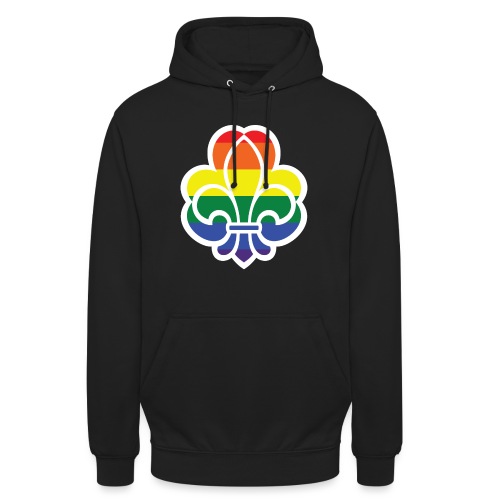 Regnbuespejder jakker og t-shirts mv - Hættetrøje unisex