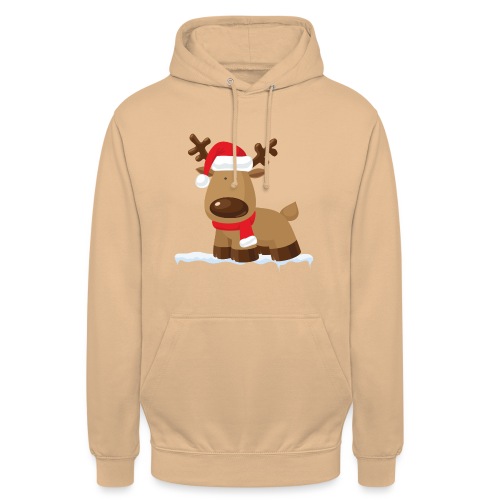 Reindeer on Ice - Unisex Hoodie