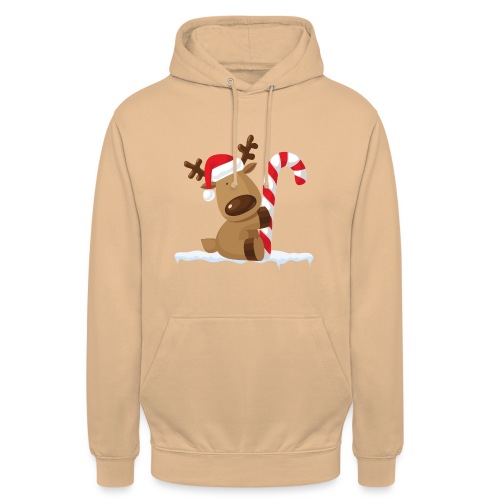 Reindeer on Ice - Unisex Hoodie