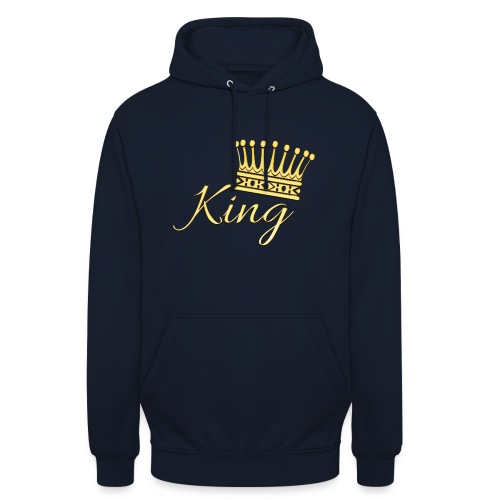 King Or by T-shirt chic et choc - Sweat-shirt à capuche unisexe