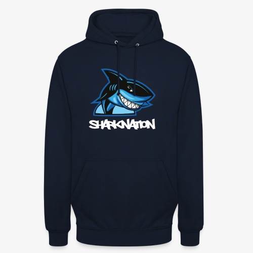 SHARKNATION / White Letters - Uniseks hoodie
