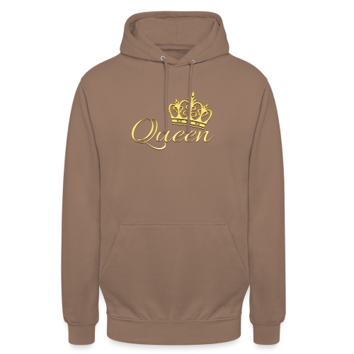 Queen Or -by- T-shirt chic et choc - Sweat-shirt à capuche unisexe