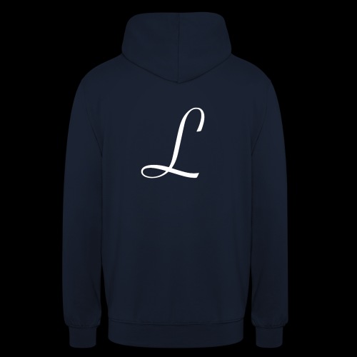 liberty L logo white - Hoodie uniseks