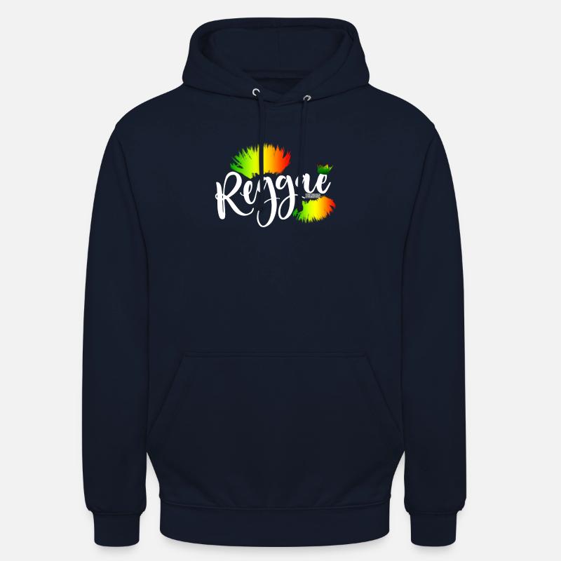 Reggae Rainbow Splash - Sweat-shirt à capuche unisexe - marine