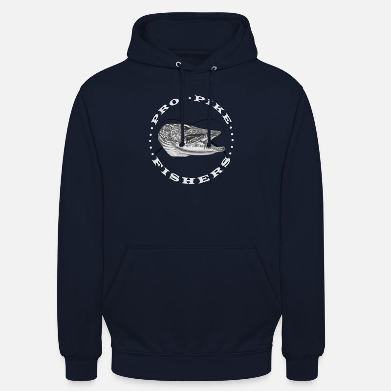 Pêcheurs pro pike - Sweat-shirt à capuche unisexe - marine