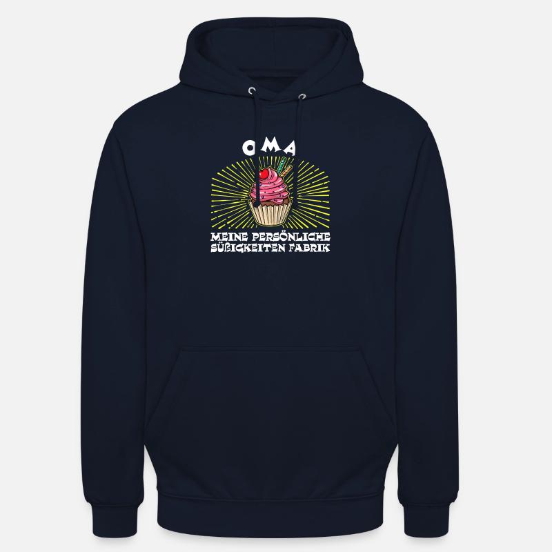 Humorvoll Oma Statement Großmutter Enkelkind - Unisex Hoodie - Navy
