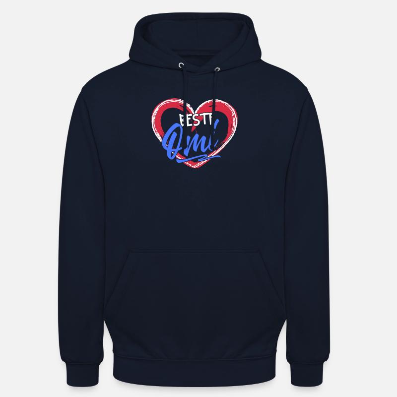 Großmama Glückwunsc Statement Beste Oma Großmutter - Unisex Hoodie - Navy
