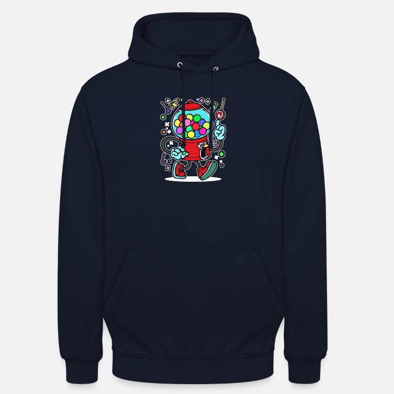 Sweet tooth Sweets Statement Dessert - Sweat-shirt à capuche unisexe - marine