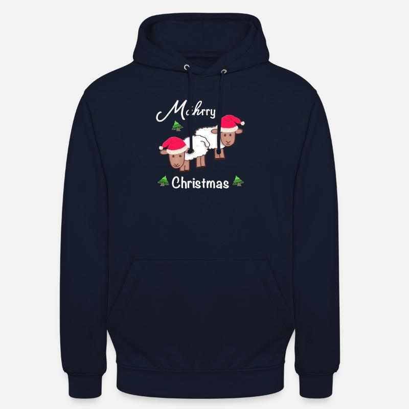 Joyeux Noël, MÄHrry Noël - Sweat-shirt à capuche unisexe - marine