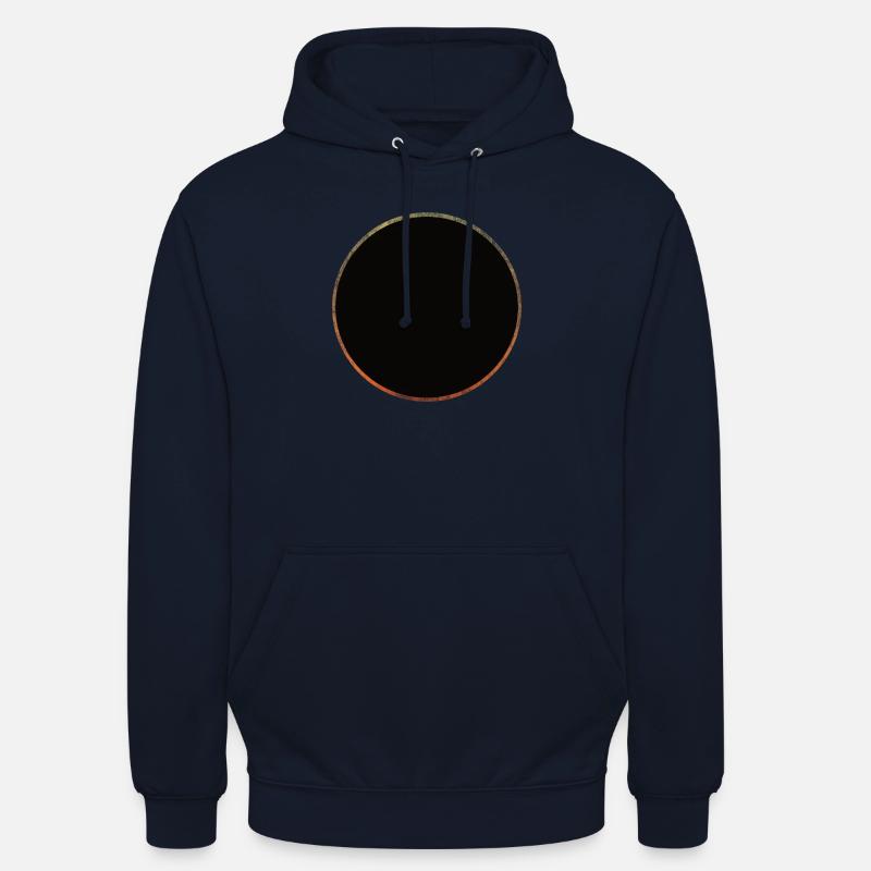 Éclipse solaire - Sweat-shirt à capuche unisexe - marine