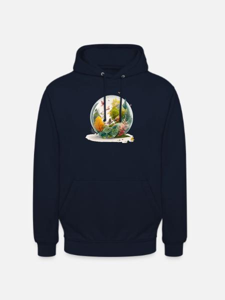 Der Miniaturbohrer - Unisex Hoodie - Navy
