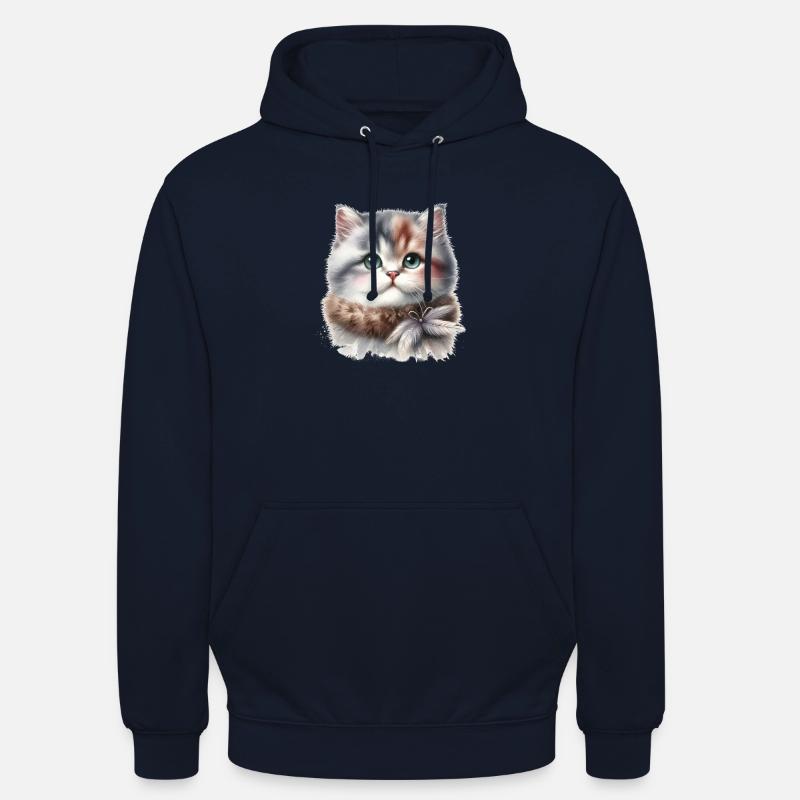 Süße Katze - Unisex Hoodie - Navy