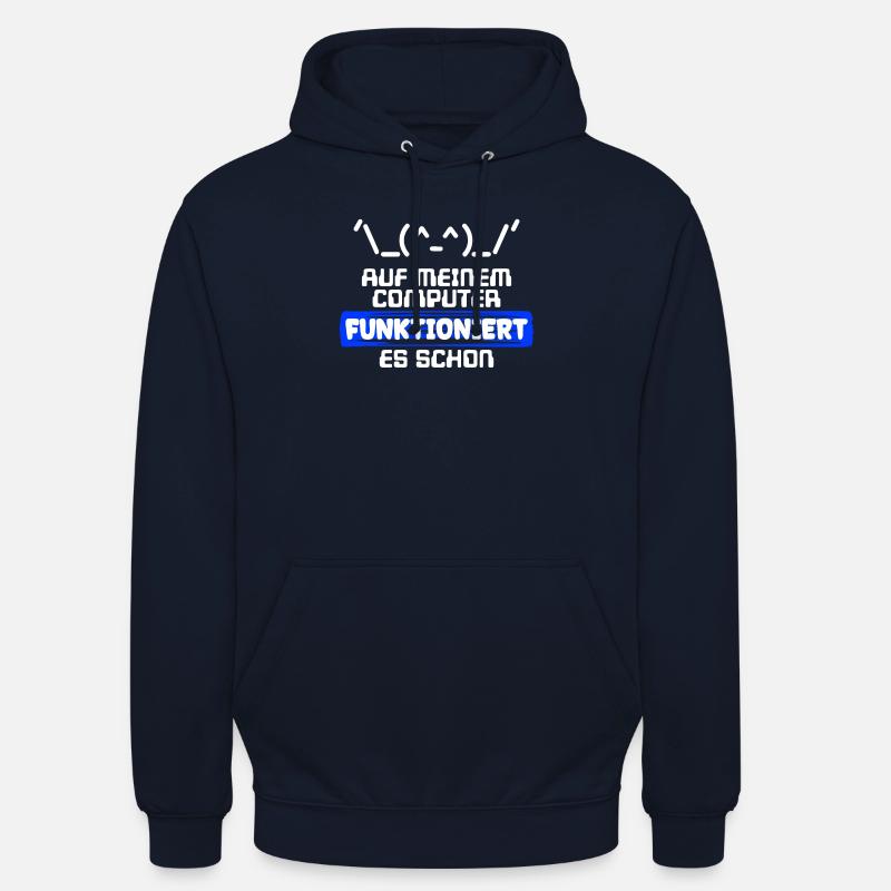 Computer Developer Softwareentwickler Statement - Unisex Hoodie - Navy
