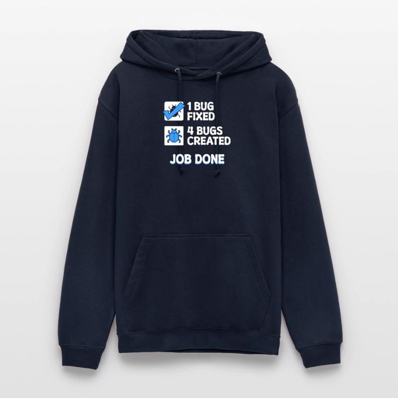 Correction de bugs Bugs de développeur Déclaration de code Informatique Sweat-shirt à capuche unisexe