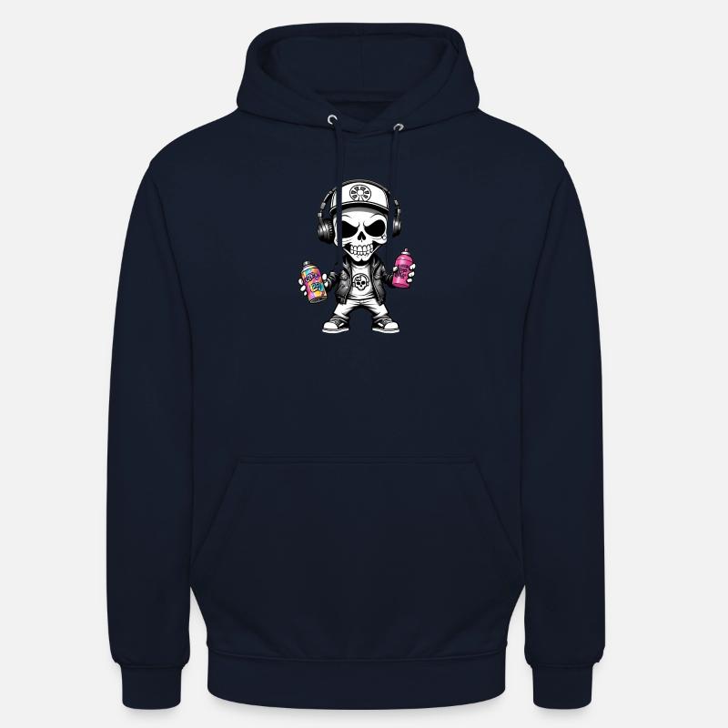 Graffiti Sprayer - Unisex Hoodie - Navy