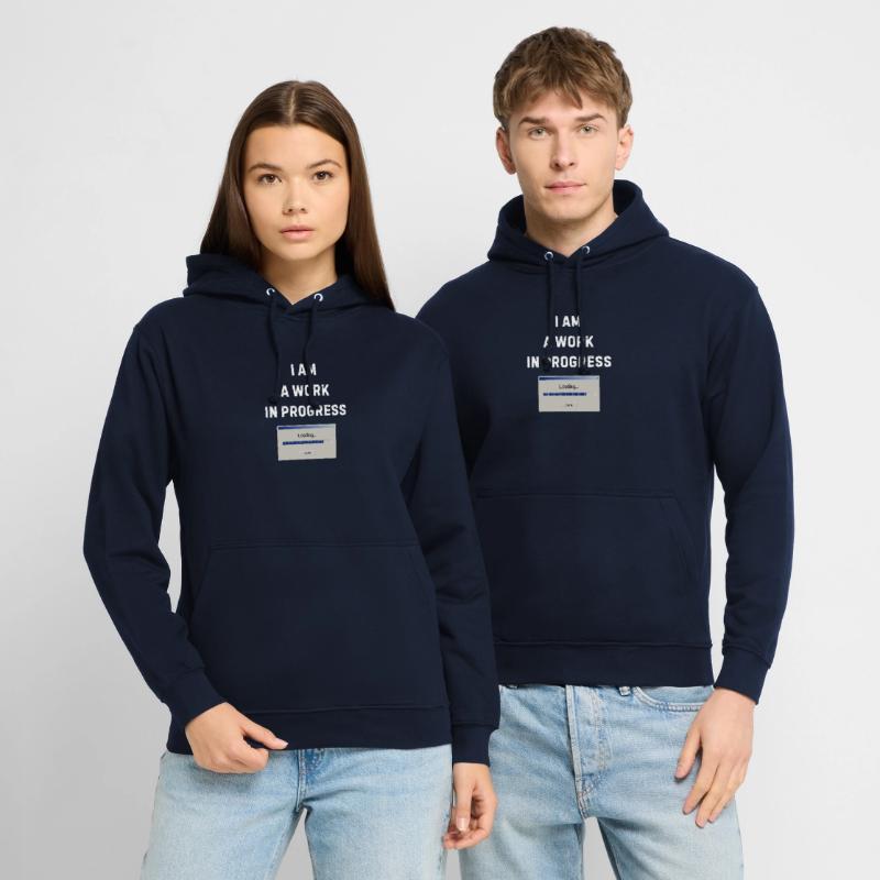 Work in progress – Loading bar - Travail bureau Sweat-shirt à capuche unisexe